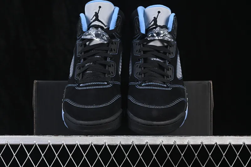 All categories Air Jordan Jordan series basketball shoes Air Jordan 5 GX foreign trade version Air Jordan 5 Retro "Black University Blue" AJ5 Joe 5 University Blue DD0587-008